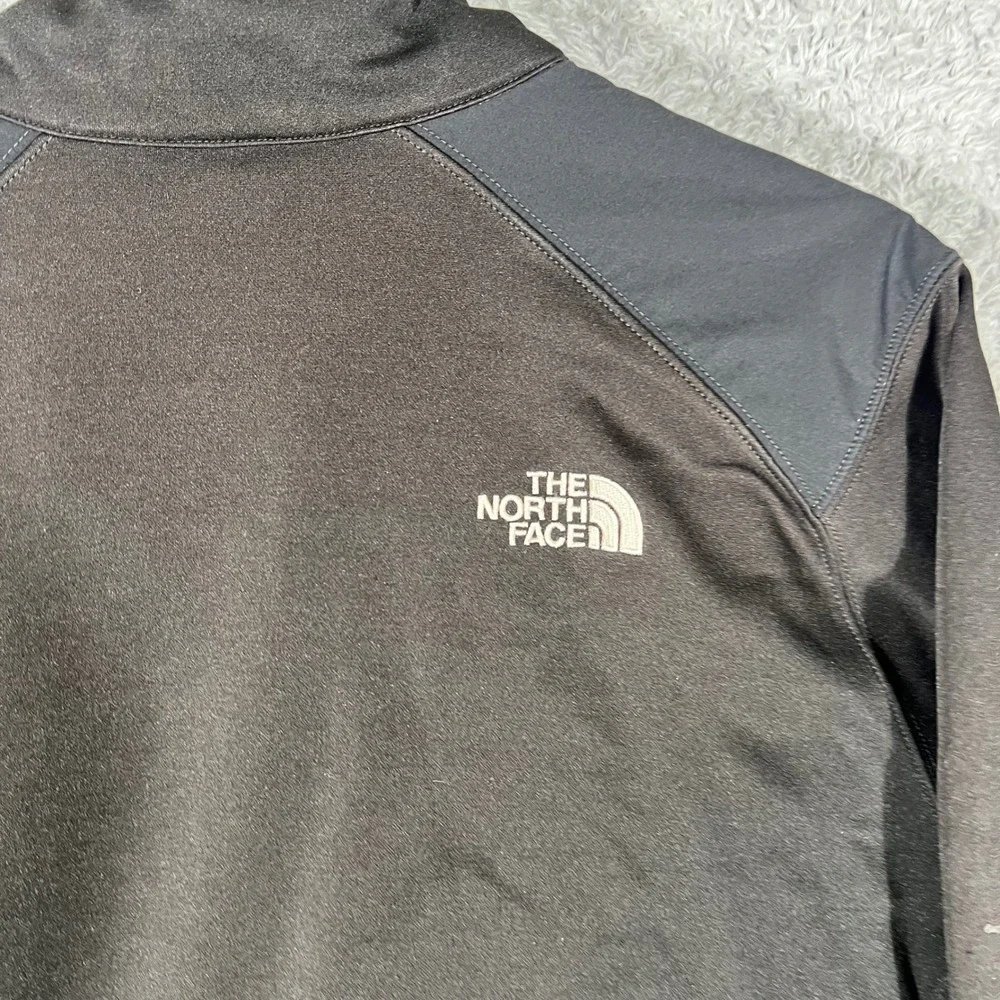 The North Face TKA Stretch Full Zip Jacket Mens Black Lightweight Activewear